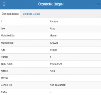 ANTALYA AKSU MACUN ANA YOL ÜZERİ TAM TİCARİ İMARLI HİSSELİ ARSA