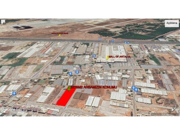  HAVALİMANI KARŞISI VE MALL OF ANTALYA YAKINI İMARLI KÖŞE ARSA